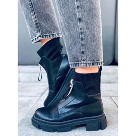 Botas con parte superior tipo calcetín Dolly Black negro 4