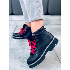Tatiana negra Botas trappers negras negro 3