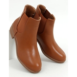Botines Chelsea clásicos de mujer Modena Camel marrón 1