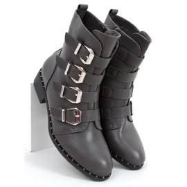 Botas con hebillas Punto Grey gris 2