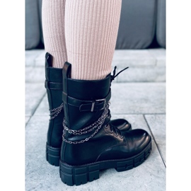 Trabajadores con cordones Lauma Black negro 3