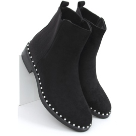 Botines Chelsea con perlas Lando Black negro 3