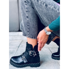 Botas militares con tachuelas Soprano Black negro 2