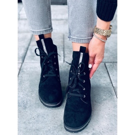 Botas con cordones Bing Black negro 1