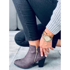 Botines tacón ante Antone Grey gris 2 Botines tacón ante Antone Grey gris 2