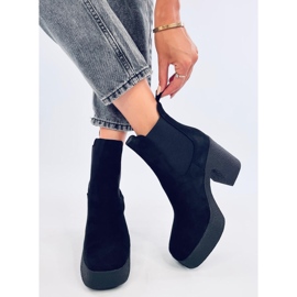 Botas con tacón de goma Amelda Negro 2