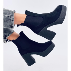 Botas con tacón de goma Amelda Negro 5