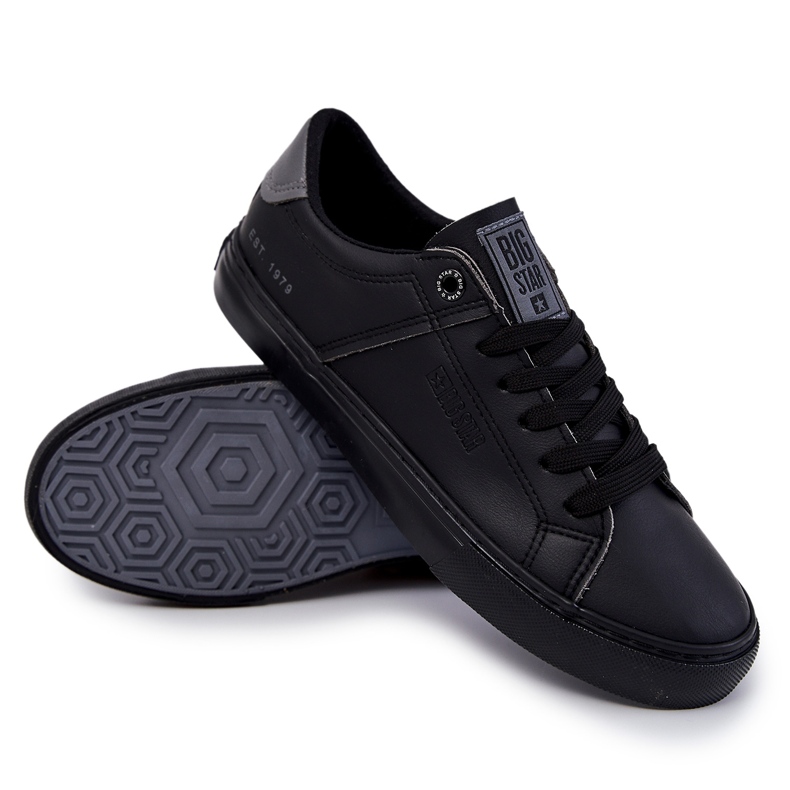 Sneakers Hombre Piel Big Star JJ174108 Negro 5