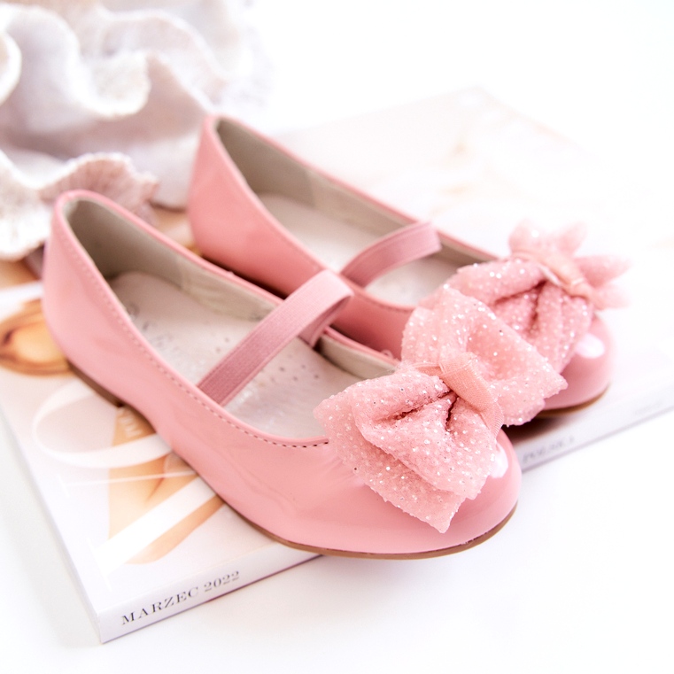 S.Barski Bailarinas Infantiles Lacadas Con Lazo Rosa Zolly rosado 4 S.Barski Bailarinas Infantiles Lacadas Con Lazo Rosa Zolly rosado 4