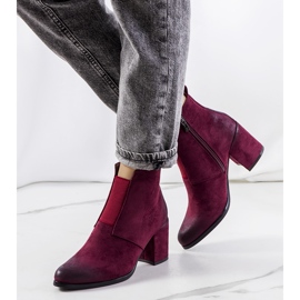 Botas norwich granate rojo 1