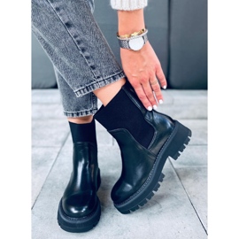 Botines Chelsea con parte superior alta Cillo Black negro 4
