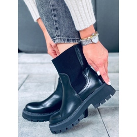 Botines Chelsea con parte superior alta Cillo Black negro 1