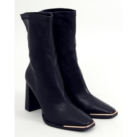 Botas de tacón Luna Black negro 3