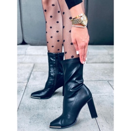 Botas de tacón Luna Black negro 4