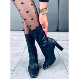 Botas de tacón Luna Black negro 1