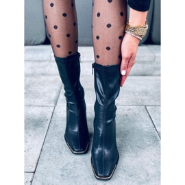 Botas de tacón Luna Black negro 2