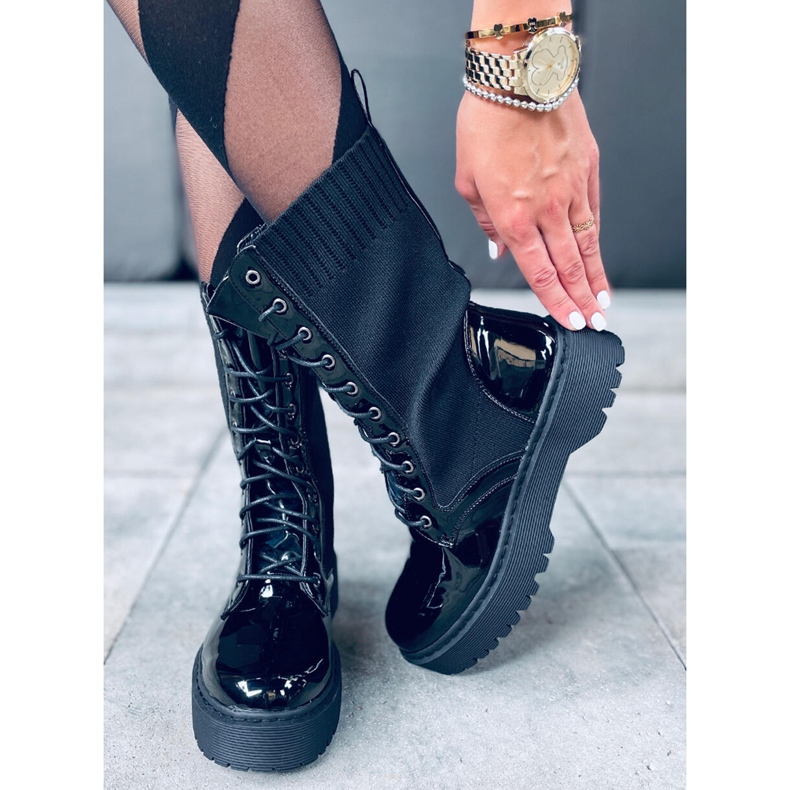 Calcetín de trabajo superior Soks Black negro 1