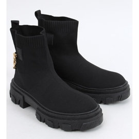 Botines con cadena Malana Negro 2