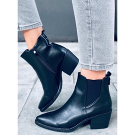Botas negras tacón bajo Melba negro 2