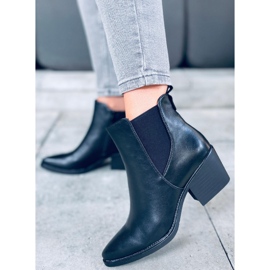 Botas negras tacón bajo Melba negro 3