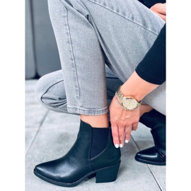 Botas negras tacón bajo Melba negro 5
