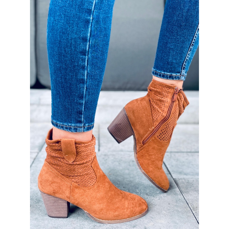 Tacones altos Fonda Camel marrón 1 Tacones altos Fonda Camel marrón 1