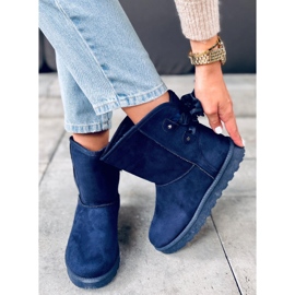 Botas de nieve Emusy con lazos Stella Blue azul marino 5