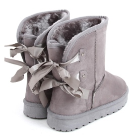 Botas de nieve Emusy con lazos Stella Grey gris 2