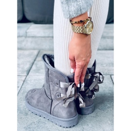 Botas de nieve Emusy con lazos Stella Grey gris 4