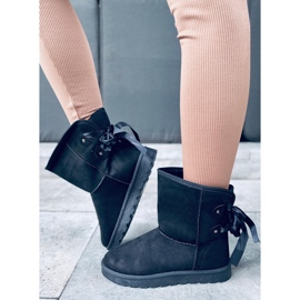 Botas de nieve Emusy con lazos Stella Black negro 3