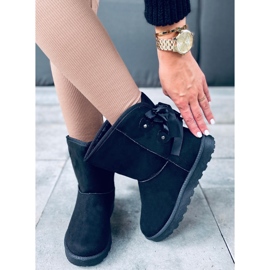 Botas de nieve Emusy con lazos Stella Black negro 4