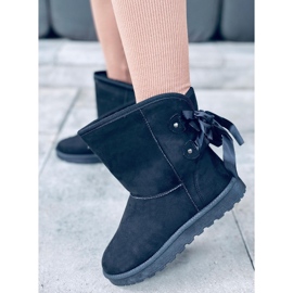 Botas de nieve Emusy con lazos Stella Black negro 1