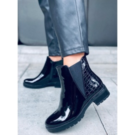 Botines Chelsea aislados Duni Black negro 2