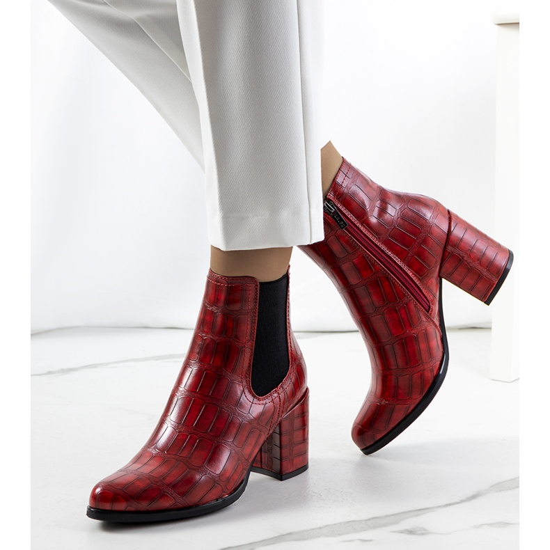 Botas rojas Easthaven rojo 1 Botas rojas Easthaven rojo 1