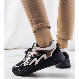 Deportivas negras Brito blanco negro 2