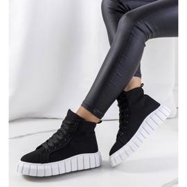 BM Zapatillas negras en la plataforma Horizo negro 1