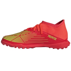 Zapatillas Adidas Predator Edge.3 Tf Jr GV8503 rojo naranjas y rojos 1