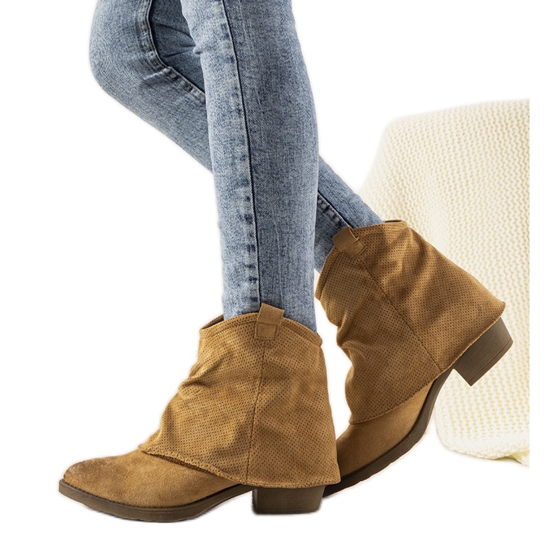 Botas cowboy de mujer marrones Belloci marrón 1