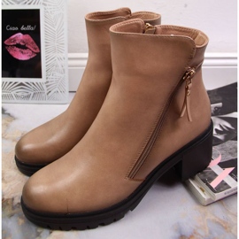 Vinceza W JAN139B botas beige workery 2