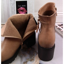 Vinceza W JAN139B botas beige workery 3