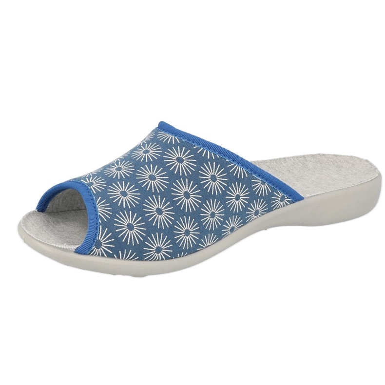 Befado zapatos mujer pu 254D142 azul gris 2