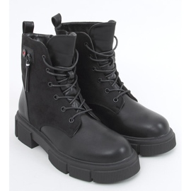 Botas Provo Black con suela gruesa negro 6