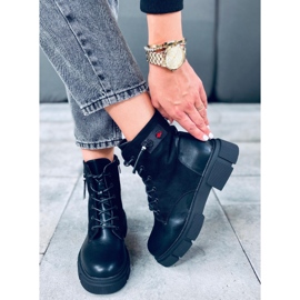 Botas Provo Black con suela gruesa negro 3