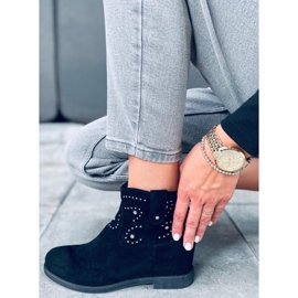 Botas con cuña oculta Odessa Black negro 4