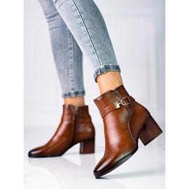 Botas marrones clásicas para mujer Vinceza marrón 2