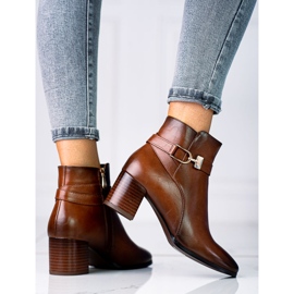 Botas marrones clásicas para mujer Vinceza marrón 1
