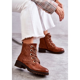 PG1 Botas De Cuero Acolchadas Con Calentamiento Torino Marrón 5