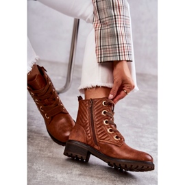 PG1 Botas De Cuero Acolchadas Con Calentamiento Torino Marrón 6