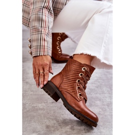 PG1 Botas De Cuero Acolchadas Con Calentamiento Torino Marrón 8