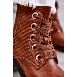 PG1 Botas De Cuero Acolchadas Con Calentamiento Torino Marrón 7